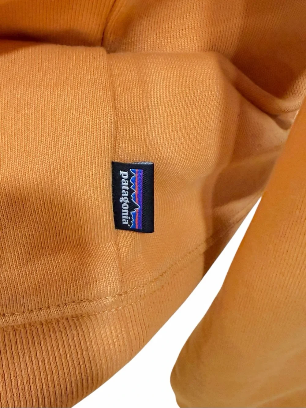 Patagonia Cloudberry Orange Pullover Back for Good Hoodie Wolf Graphic NWT Sz XL - Picture 7 of 14
